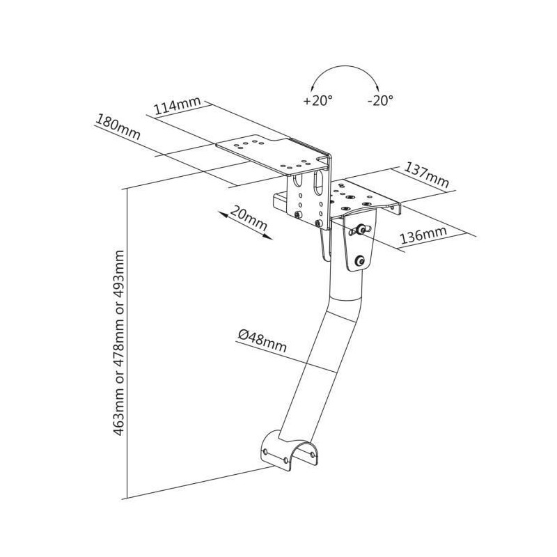 OPLITE GEAR SHIFT / HAND BRAKE HOLDER - Gear lever and handbrake suppo