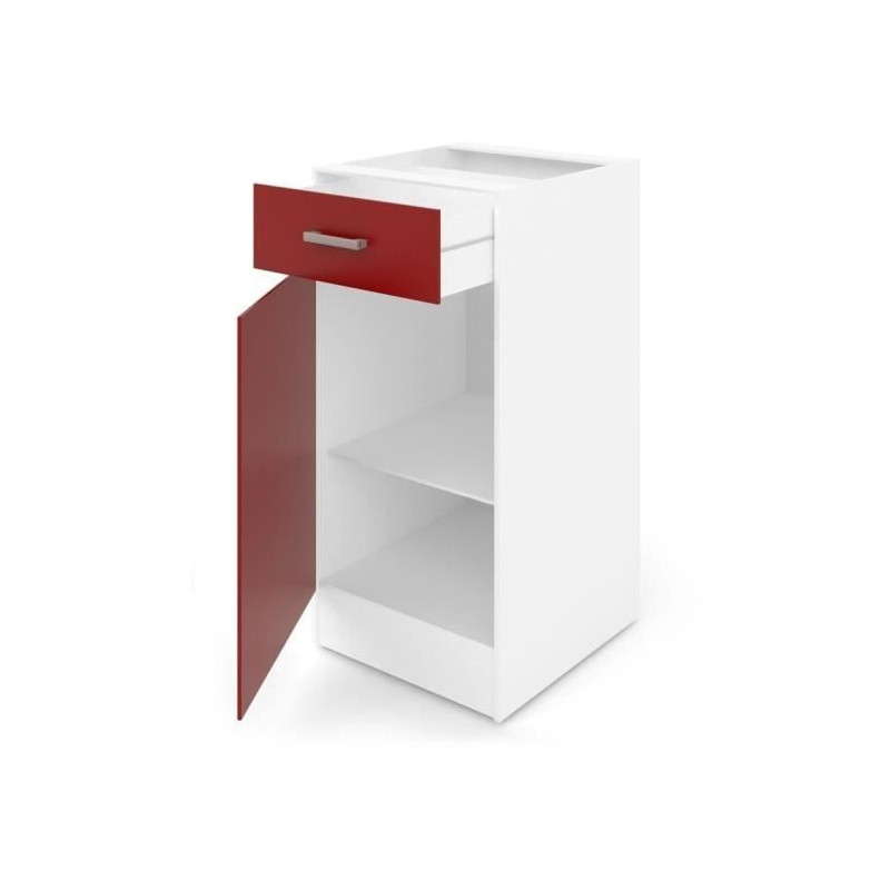 Ultra Kitchen Low Furniture 40 - Matt Red