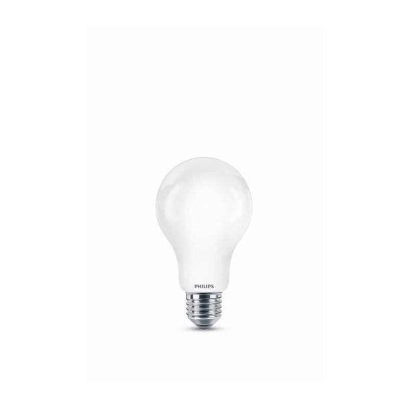 Philips LED Equivalent 120W E27 White Cold Non -Dimmable, Glass