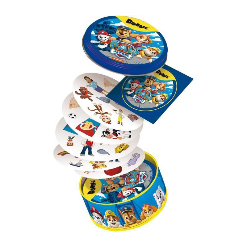 Dobble: Paw Patrol|Zygomatic - Board game - 5 mini-games - from 6 year