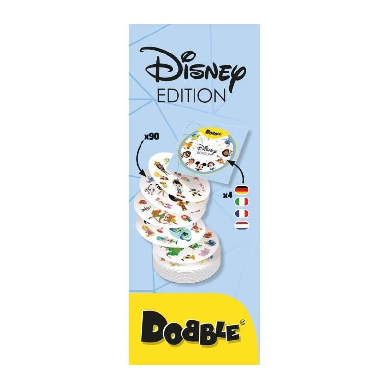 Dobble: Disney 100 years|Zygomatic - Board game - 5 mini-games - from