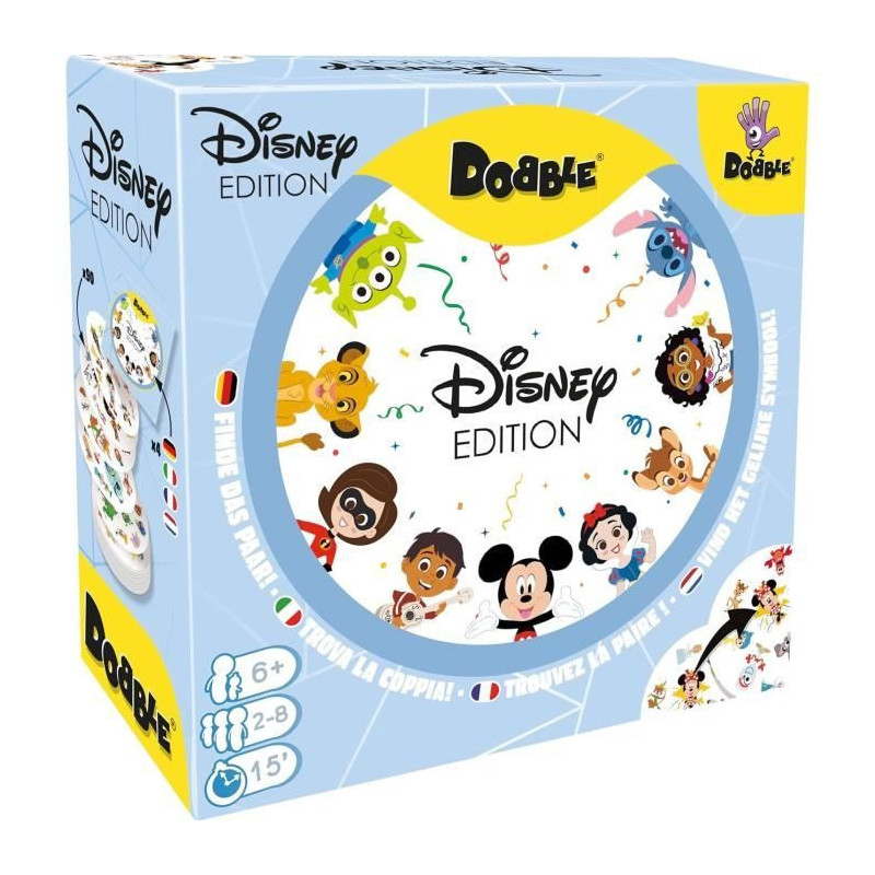 Dobble: Disney 100 years|Zygomatic - Board game - 5 mini-games - from