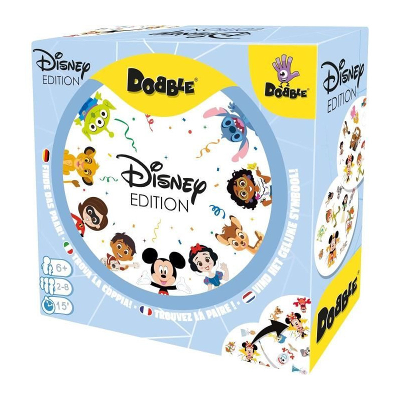 Dobble: Disney 100 years|Zygomatic - Board game - 5 mini-games - from