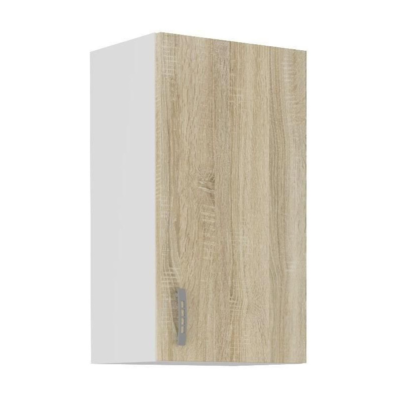 SARA high cabinet - 1 door - Sonoma oak decor - L40xD31xH71.5 cm - Mad