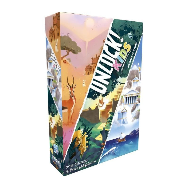 Unlock! Kids Stories Myths|Asmodee - Escape Game - 3 stories each 2 ad