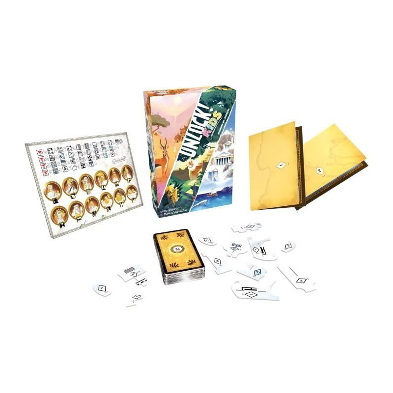 Unlock! Kids Stories Myths|Asmodee - Escape Game - 3 stories each 2 ad