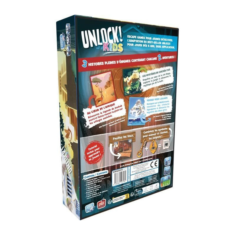 Unlock! Kids Stories Myths|Asmodee - Escape Game - 3 stories each 2 ad
