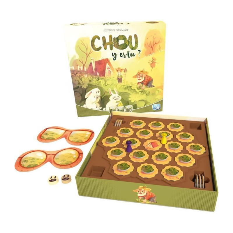 Chou, are you there - Asmodee - Simple observation and strategy game -
