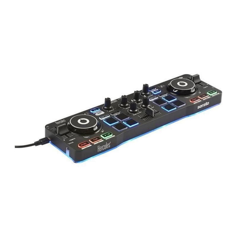 HERCULES STARLIGHT - USB DJ Controller - 4 pads x 4 modes - Integrated