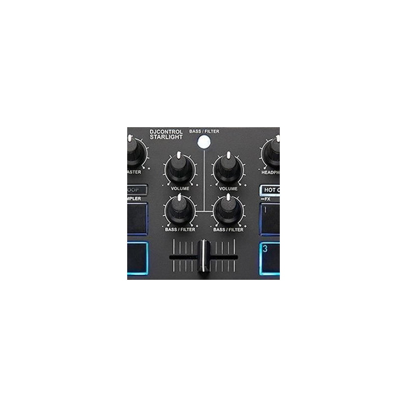 HERCULES STARLIGHT - USB DJ Controller - 4 pads x 4 modes - Integrated