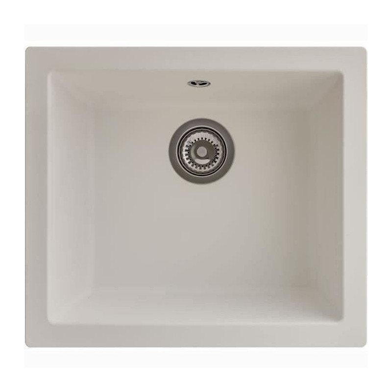 Résine sink - United white - Encourage or under plan - Stradour - 1 5
