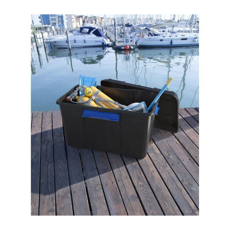 Kis | Scuba box 80 l, storage, black, 78 x 39.5 x 35 cm