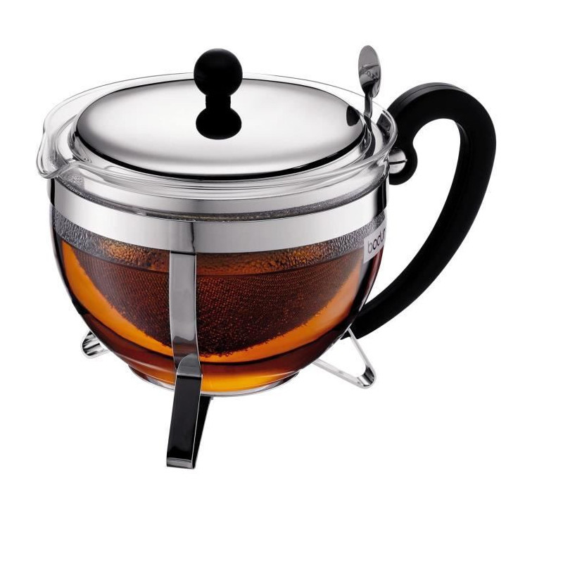 BODUM CHAMBORD Teapot with 1.3L gray sieve