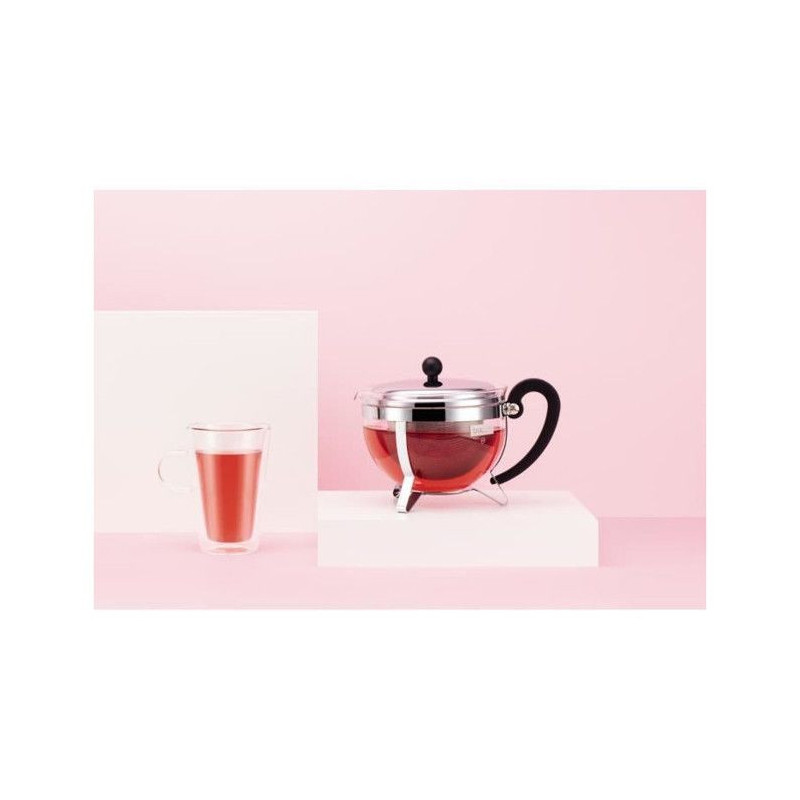 BODUM CHAMBORD Teapot with 1.3L gray sieve