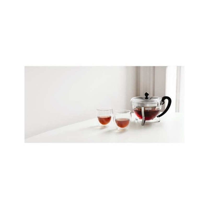 BODUM CHAMBORD Teapot with 1.3L gray sieve