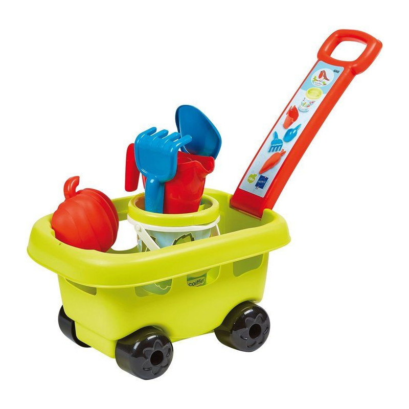 Ecoiffier Upholstered garden trolley 40 cm 4345