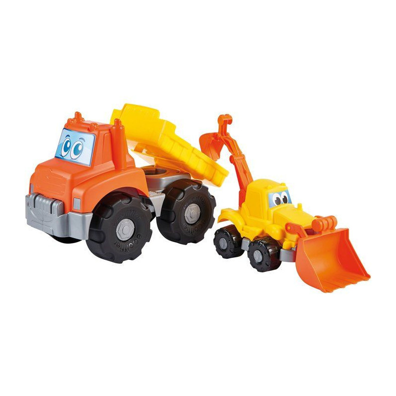 ECOIFFIER - 492 - Truck + Backhoe loader