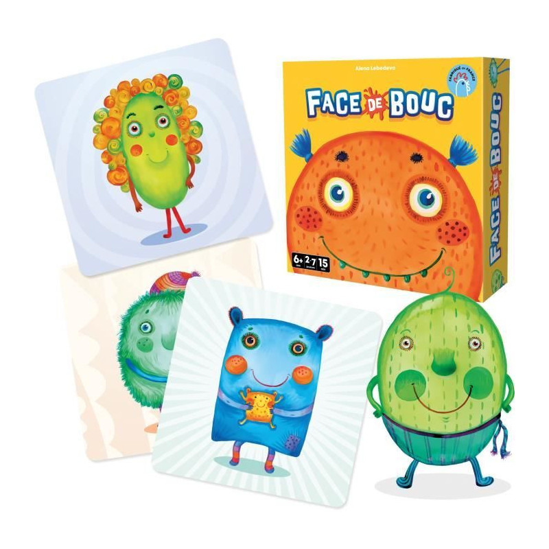 Goat face - Asmodee - Fun memory game that encourages creativity - Age