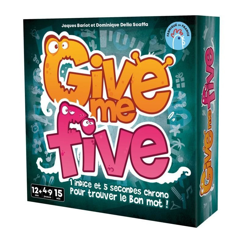 Give me five - Asmodee - Team communication games - 12 year olds