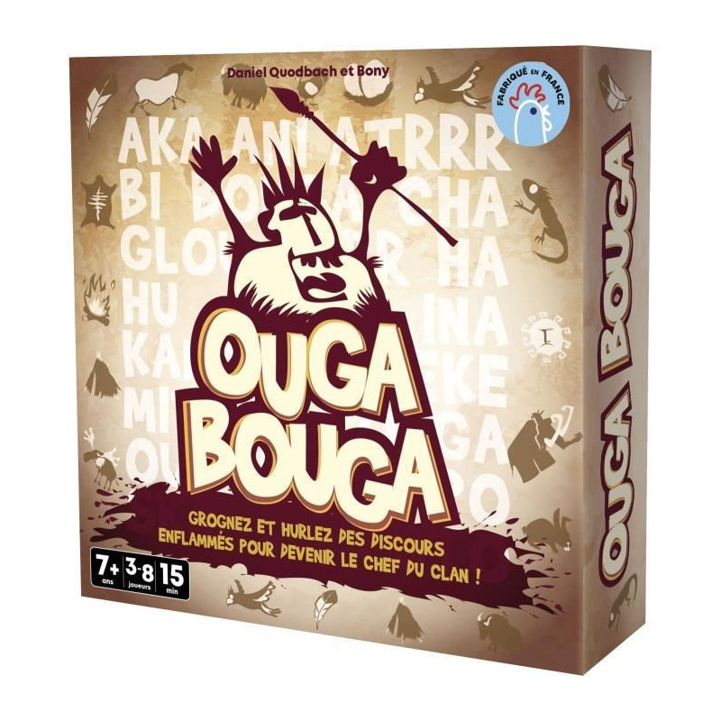 Ouga Bouga - Asmodee - Become the leader of the clan - Ages 7 - Made i