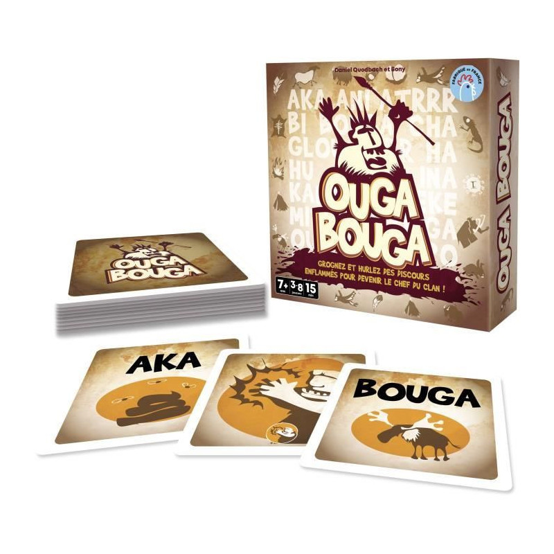Ouga Bouga - Asmodee - Become the leader of the clan - Ages 7 - Made i