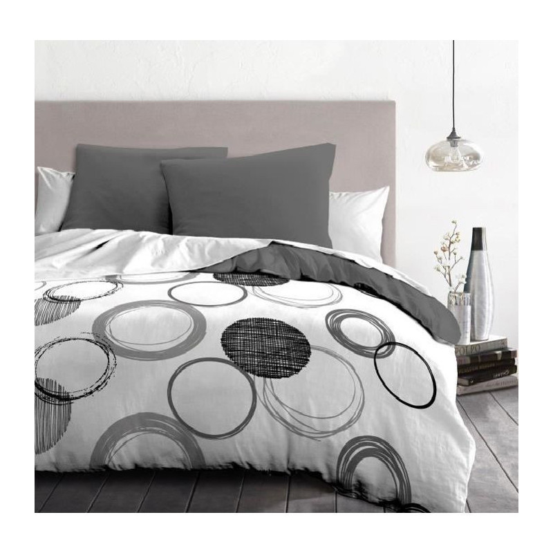 Darace microfibre duvet set - 1 duvet cover 220 x 240 cm + 2 pillowcas