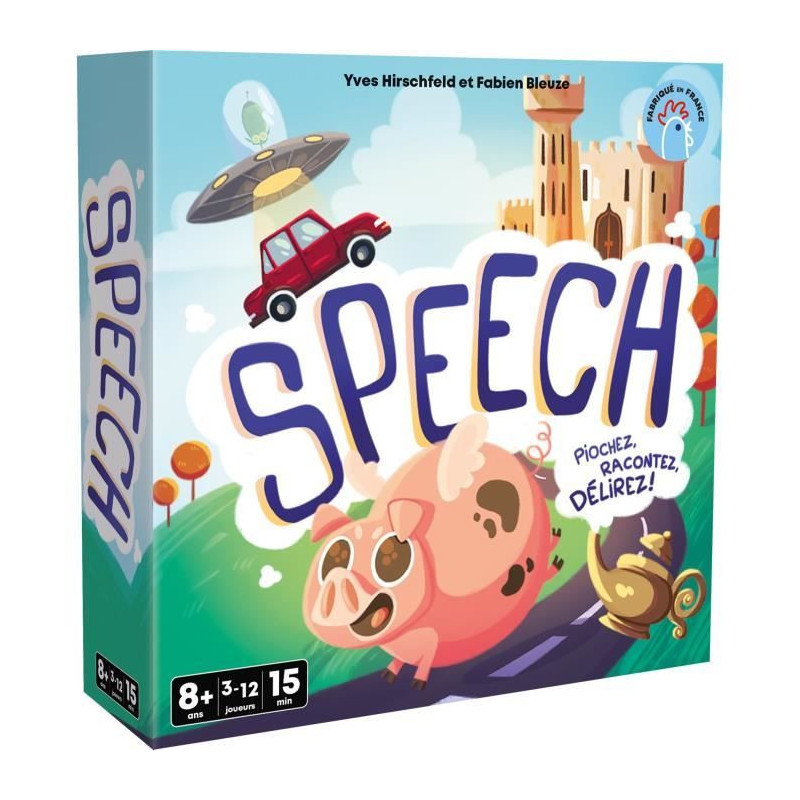 Speech - Asmodee - Invent a story - 4 game modes - 15 minutes - Ages 8