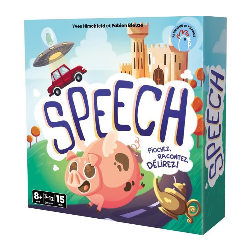 Speech - Asmodee - Invent a story - 4 game modes - 15 minutes - Ages 8