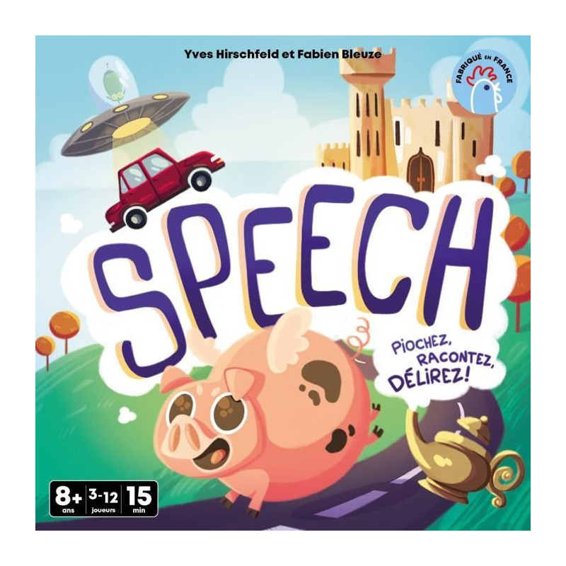 Speech - Asmodee - Invent a story - 4 game modes - 15 minutes - Ages 8