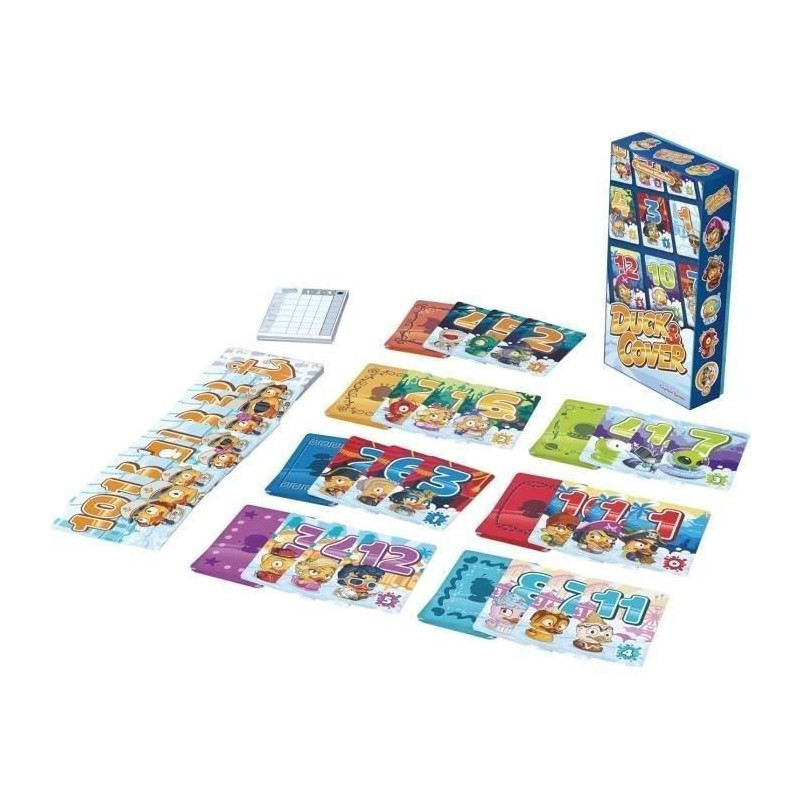 Duck & Cover - Captain Games - Card Game 8 Years+ - 2 to 7 Players - 2