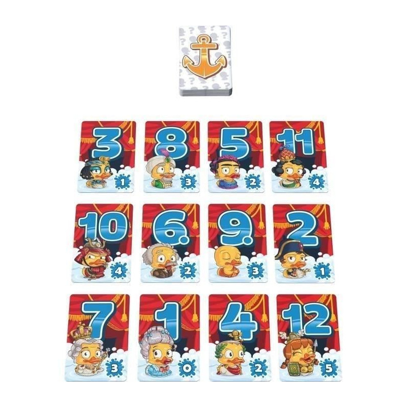 Duck & Cover - Captain Games - Card Game 8 Years+ - 2 to 7 Players - 2