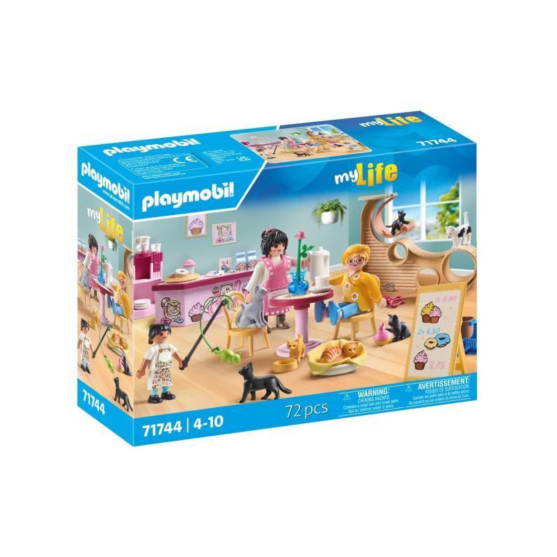PLAYMOBIL 71744 Cat bar with 6 cats and characters