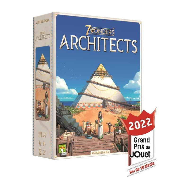 ASMODEE - 7 Wonders: Architects - Age: 8+ - Number of players: 2-7 - M