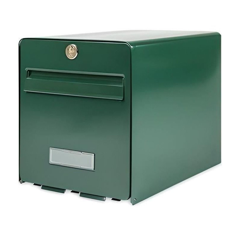 BURG WACHTER Galvanized Steel Favor Letterbox - 1 Door - Green