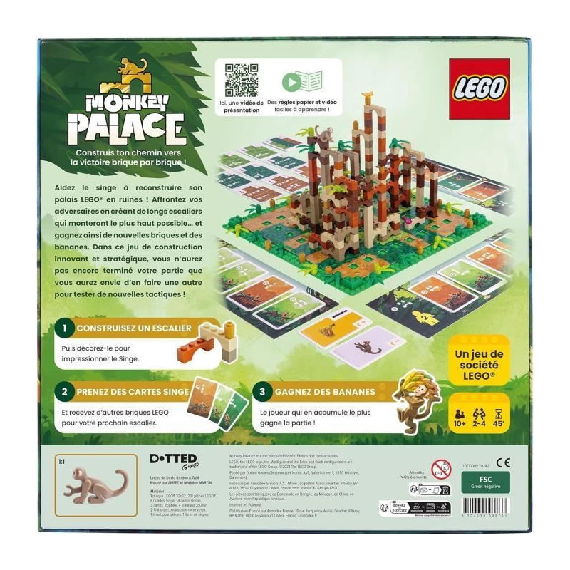 Lego Monkey Palace - Asmodee - Build Your Way to Victory Brick by Bric