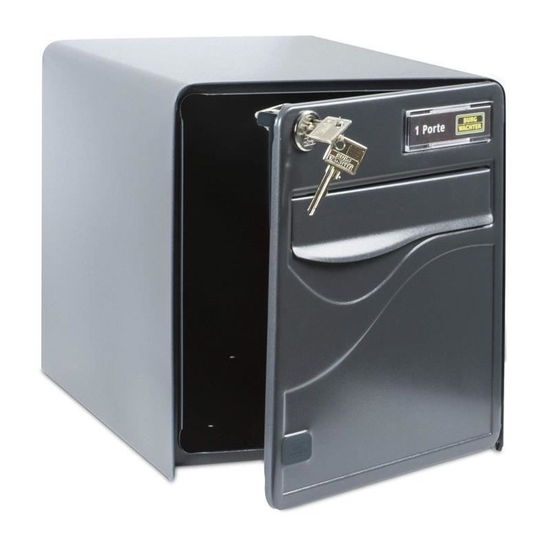 BURG WACHTER BALTIC 1-door mailbox - Free-standing - Galvanized steel
