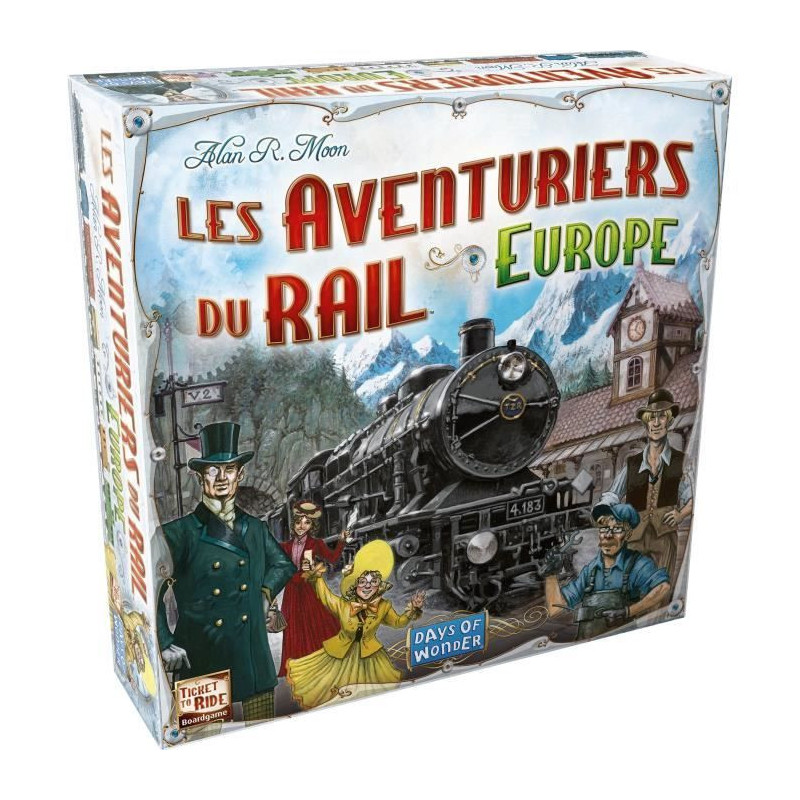 ASMODEE - The Adventurers of Rail Europe - Board Game
