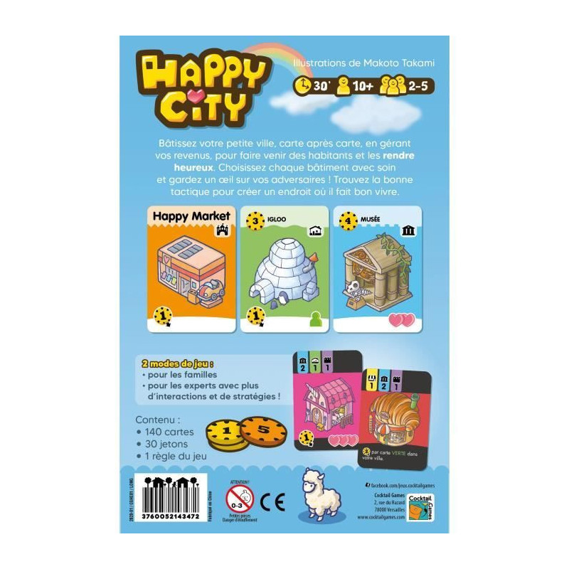 Happy City | Age: 10+| Number of players: 2-5