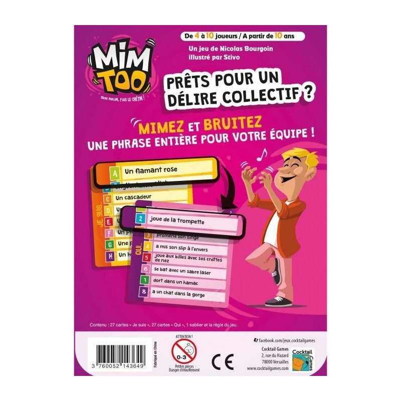 Mimtoo|Asmodee - Card and imagination game - from 6 years old