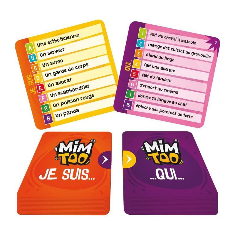 Mimtoo|Asmodee - Card and imagination game - from 6 years old