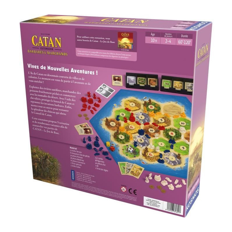 Catan - Expansion: Barbarians & Merchants - Board Game - From 10 years