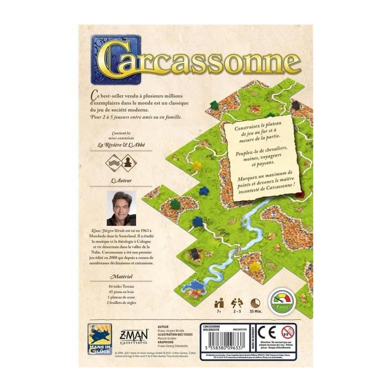 Board game Z-Man Games - Carcassonne