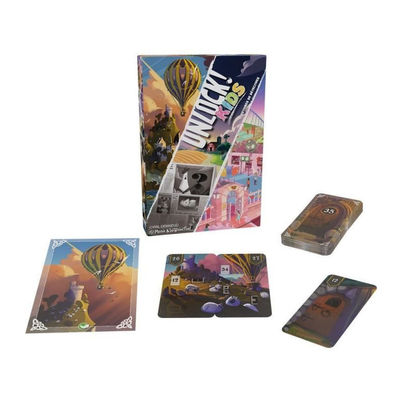 Unlock! Kids- Asmodee - Board game - Children game - Cooperative game