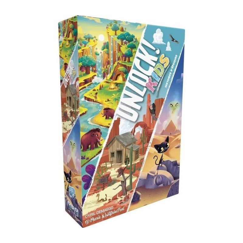 Unlock! Kids Epoques Stories - Asmodee - Board game