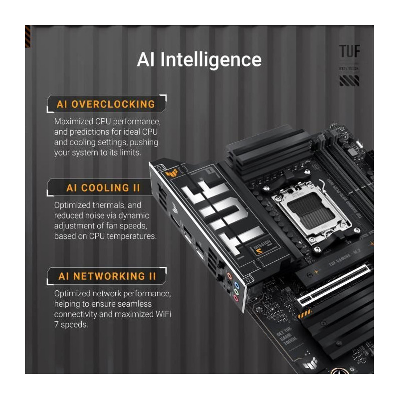 Motherboard - ASUS - TUF GAMING X870-PLUS WIFI