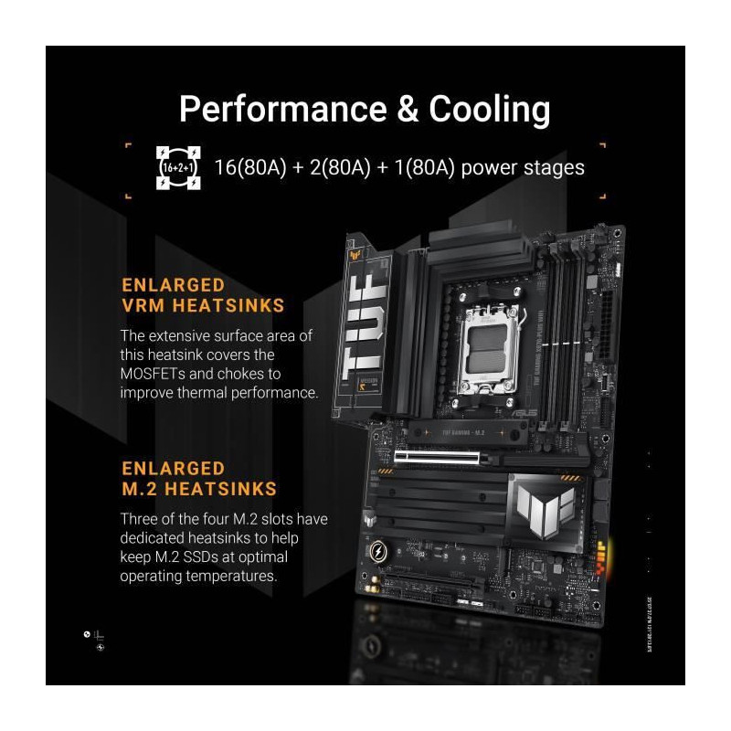 Motherboard - ASUS - TUF GAMING X870-PLUS WIFI