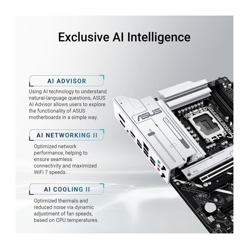 Motherboard - ASUS - PRIME Z890-P - Socket LGA1851 - PCIe 5.0 - RGB