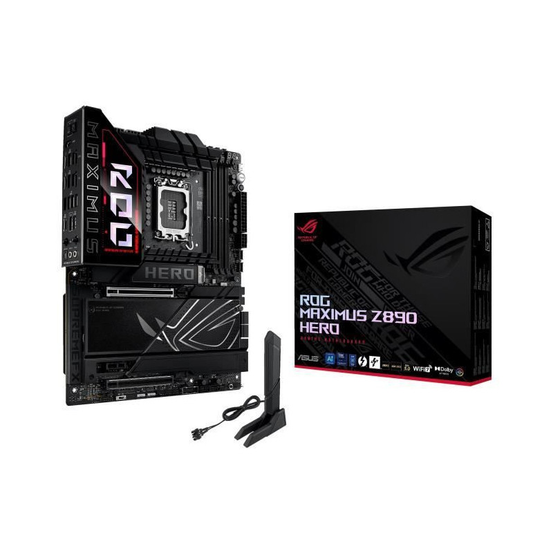 Motherboard - ASUS - MAXIMUS Z890 HERO - DDR5 - PCIe 4.0 - USB 3.2