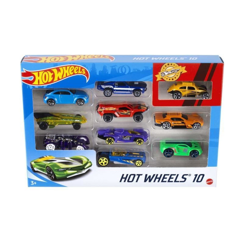 HOT WHEELS - Box 10 Cars - Random Model