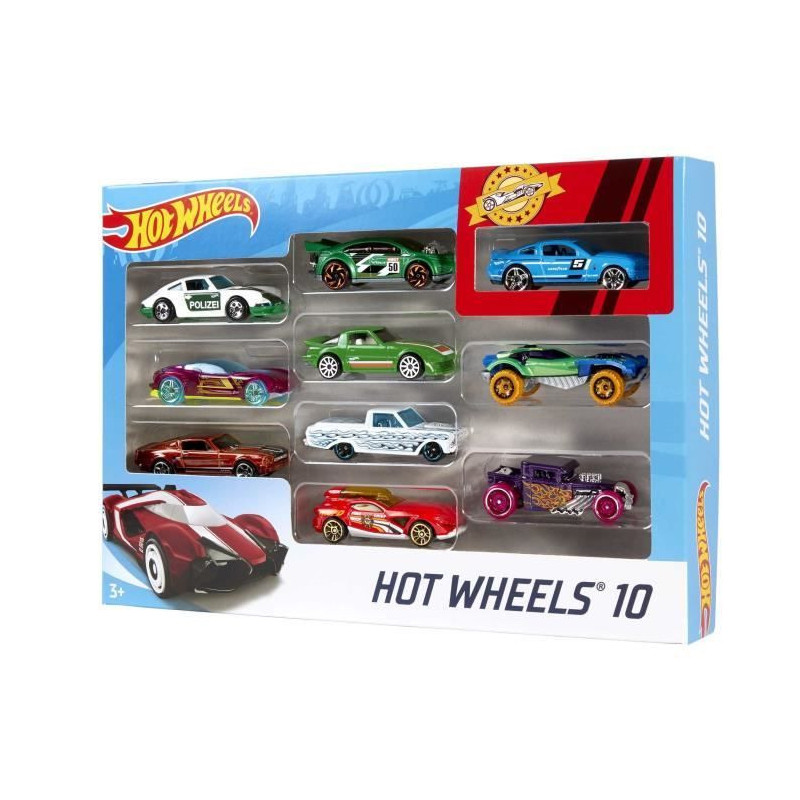 HOT WHEELS - Box 10 Cars - Random Model